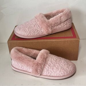 Skechers Bright Blossom Cozy Campfire Floral Quilted Slipper